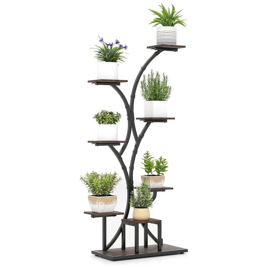 8-Tier Plant Stand with Grow Lights